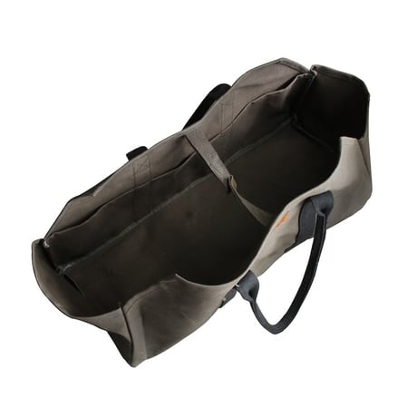 Wax canvas log bag Camel