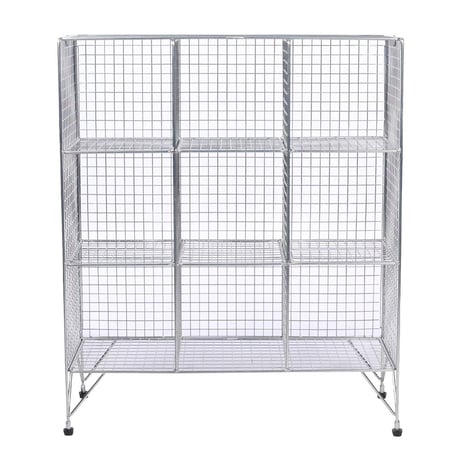 WIRE LOCKER 3 COLUMNS BY 3 LAYERS