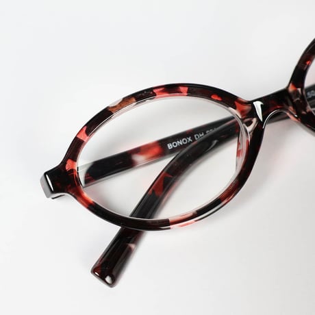 READING GLASSES BLACK RED