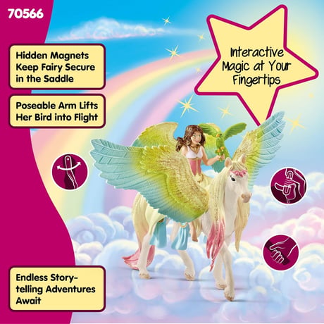 70566　Bayala Surah with Glitter Pegasus