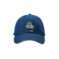 "CHARR" L&B Dinosaur CAP / Dark Blue Denim