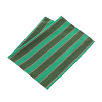 KITCHEN CLOTH BORDER BROWN/GREEN