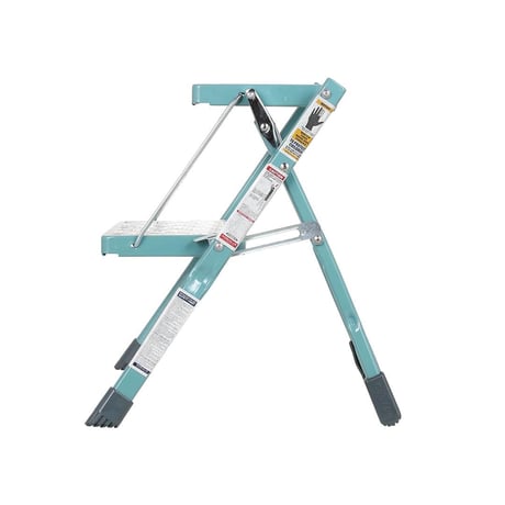 Folding 2-steps ladder Galvanized