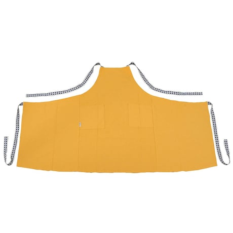 Apron with ribbon  Yellow