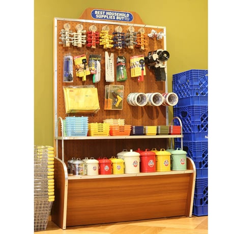 PEGBOARD DISPLAY RACK