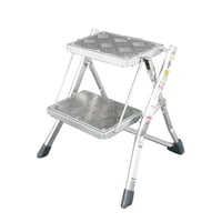 Folding 2-steps ladder Galvanized