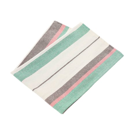 KITCHEN CLOTH STRIPY BROWN/GREEN