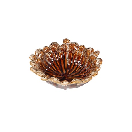 BROWN BEECH DECOR BOWL