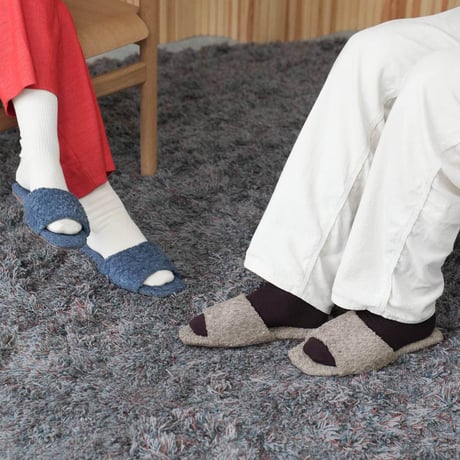 DURA-SOLE SLIPPERS MEN CURLY BLUE