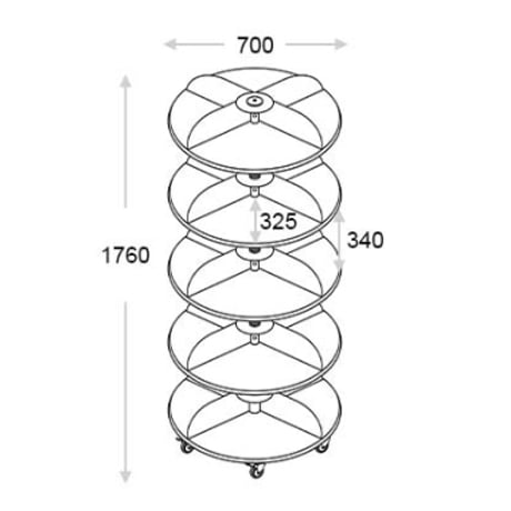 Store round rack