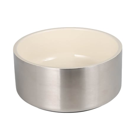 DOUBLE WALL DOG BOWL L STAINLESS