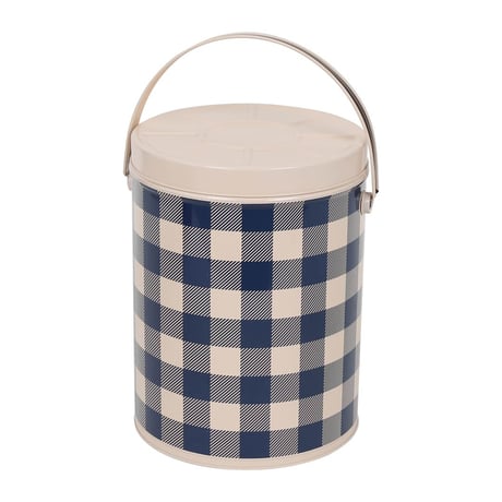 Tin basket round