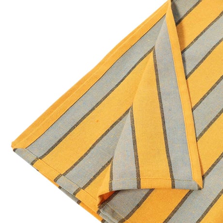 KITCHEN CLOTH BORDER YELLOW/BLUE
