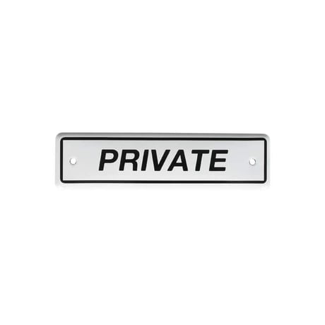 Enameled sign  PUSH