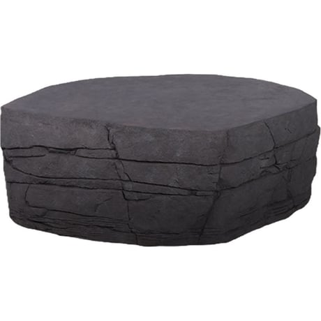 岩のテーブル　ストーン風グレイ / Grand Canyon Coffee Table 45.625x33.75x17"H