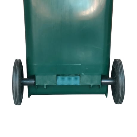 PLASTIC TRASH CAN 120L GREEN