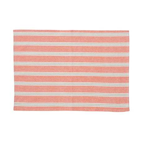 KITCHEN CLOTH STRIPE ORANGE/BEIGE