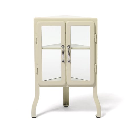Mini triangle cabinet H660   Ivory