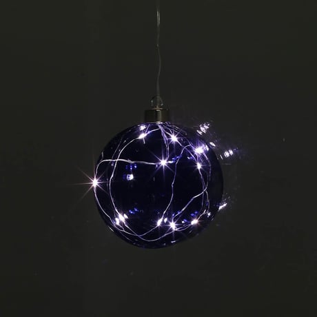 LED DISK GLASS S BLUE