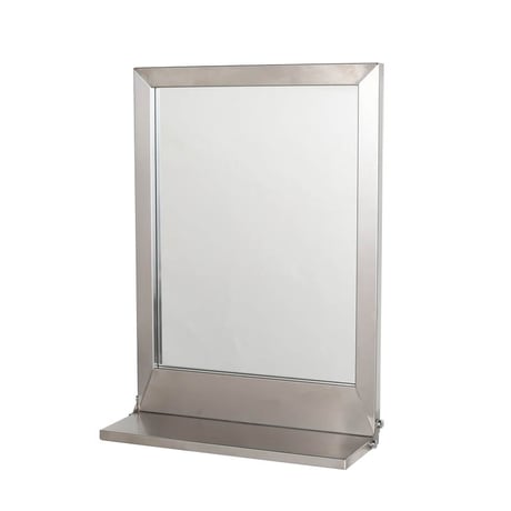 SS Frame mirror with bracket S