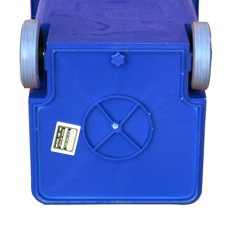 PLASTIC TRASH CAN 45L BLUE