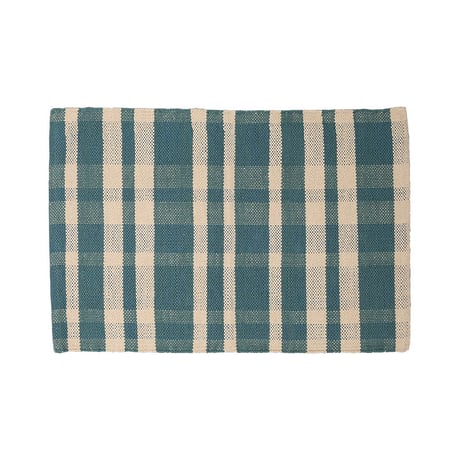 COTTON HANDLOOM MAT GREEN 500×750