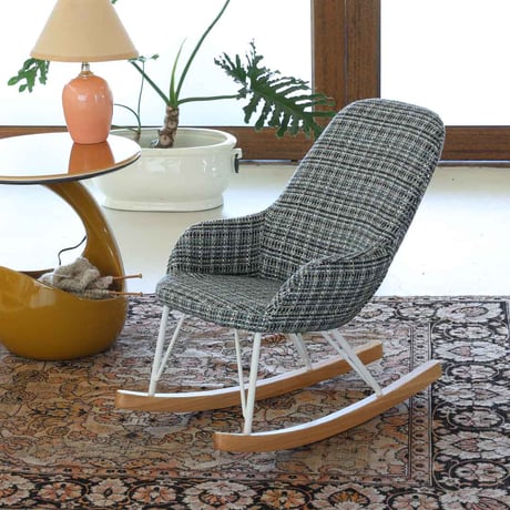 ROCKING CHAIR S TWEED BLUE