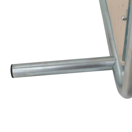STEEL FRAME MIRROR WITH PEGBOARD