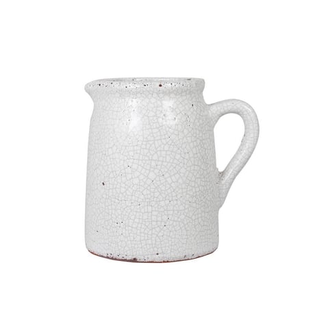 Glazed jug white