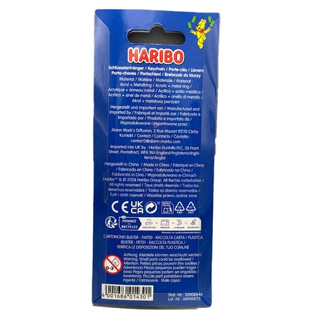 HARIBO Keychain acrylic Goldbear Green