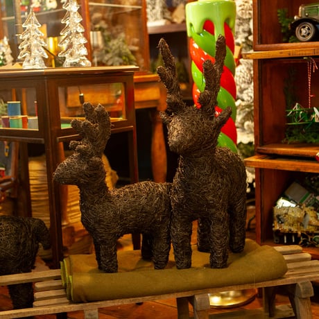 FIBER DECO REINDEER STANDING S