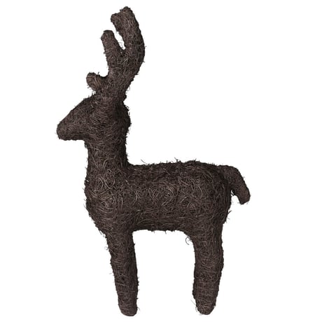 FIBER DECO REINDEER STANDING L
