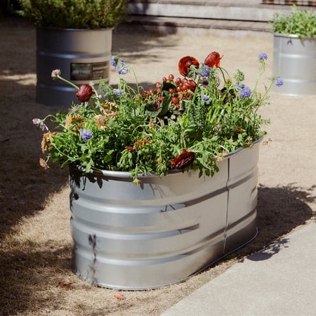 GALVANIZED TANK OVAL L