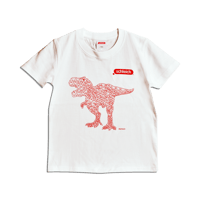 T-REX MIX T-Shirt（ホワイト×レッド）