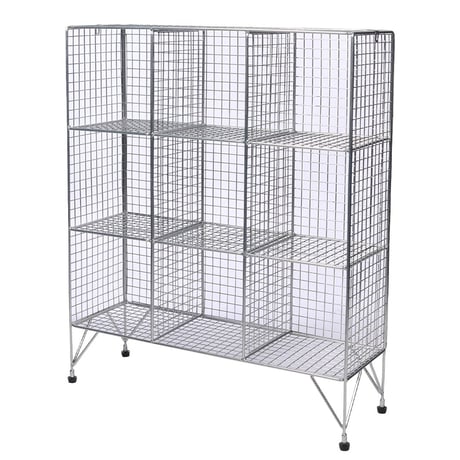 WIRE LOCKER 3 COLUMNS BY 3 LAYERS