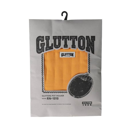 GLUTTON2 POT HOLDER YELLOW