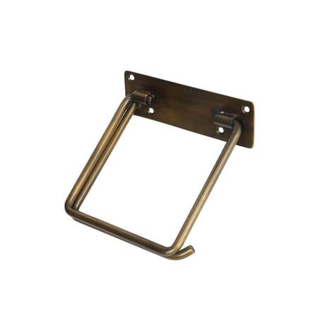 PAPER HOLDER ANTIQUE BRASS