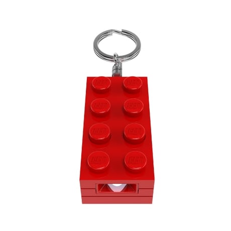 LEGO　2×4ブリックキーライト RD