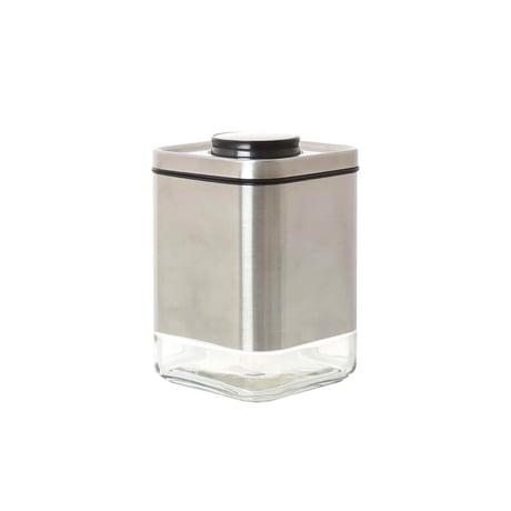 Cube jar with press lid. S