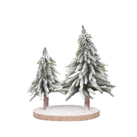 EVERGREEN SNOW FOREST ROUND M