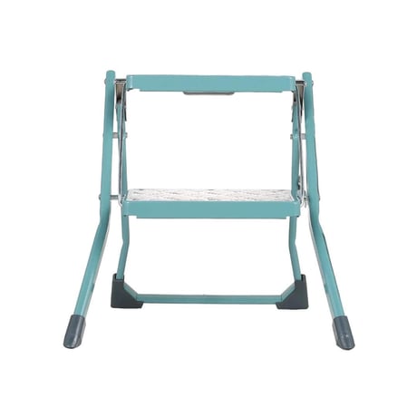 Folding 2-steps ladder Galvanized