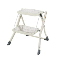Folding 2-steps ladder Ivory