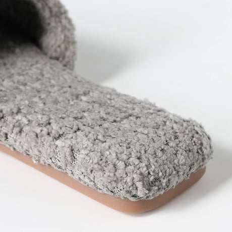 DURA-SOLE SLIPPERS WOMEN CURLY GRAY