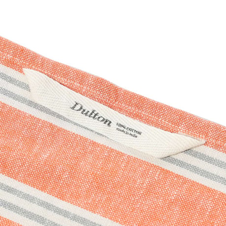 KITCHEN CLOTH STRIPE ORANGE/BEIGE