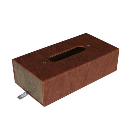 Foldable tissue box