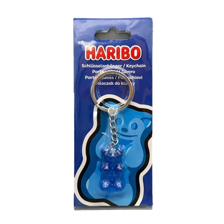 HARIBO Keychain acrylic Goldbear Blue