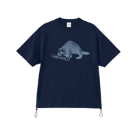 L&B Relax fit Beaver T-Shirt / Navy