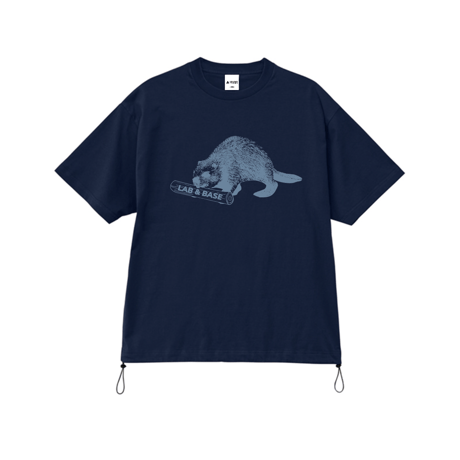 L&B Relax fit Beaver T-Shirt / Navy