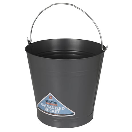 Galvanized bucket