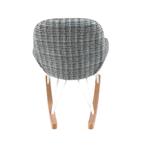 ROCKING CHAIR S TWEED BLUE